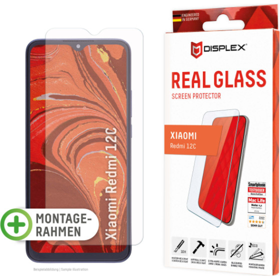 Displex Real Glass 2D Xiaomi Redmi 12C - (01817)