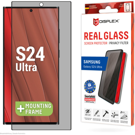 Displex Real Glass 3D Curved Samsung S24 Ultra Privacy - (01902)
