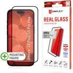 Displex Real Glass 3D Full Glue Iphone 15 Plus / 15 Pro Max Black - (01843)