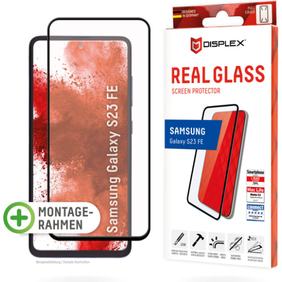 Displex Real Glass 3D Samsung S23 Fe Black - (01875)