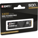 Emtec Ssd M2 Nvme Pcie 4 X400 500GB Internal - (ECSSD500GX400)