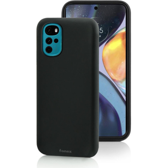Fonex Tpu Case 0.6mm Motorola Moto E32 Black Backcover - (BLK1611B)