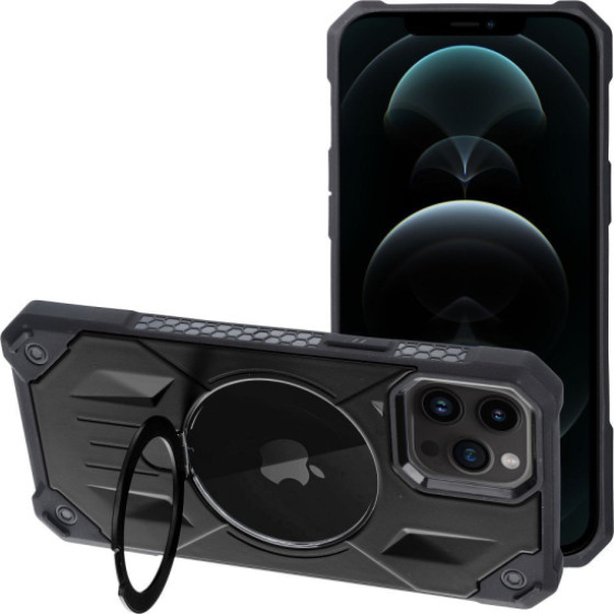 Is Mag Armor Iphone 12 Pro Max Black Backcover - (MAGARMIP12PM)