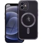 Is Tpu Mag Electro Iphone 12 Trans Black Backcover - (MAGETPUIP12)