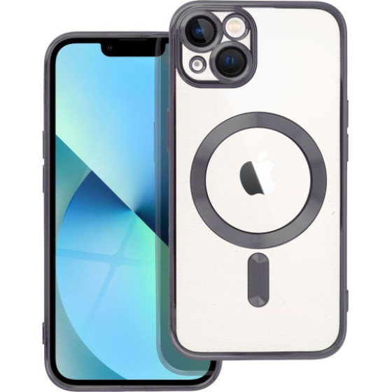 Is Tpu Mag Electro Iphone 13 Trans Black Backcover - (MAGETPUIP13)