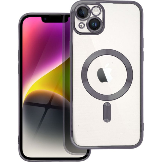 Is Tpu Mag Electro Iphone 14 Plus Trans Black Backcover - (MAGETPUIP14P)