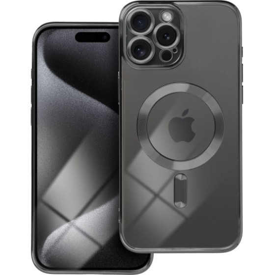 Is Tpu Mag Electro Iphone 15 Pro Max Trans Black Backcover - (MAGETPUIP15PM)