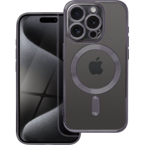 Is Tpu Mag Electro Iphone 15 Pro Trans Black Backcover - (MAGETPUIP15PR)