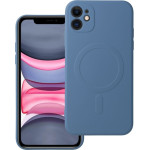 Is Tpu Silicone Mag Iphone 11 Blue Backcover - (SILMAGIP11BL)