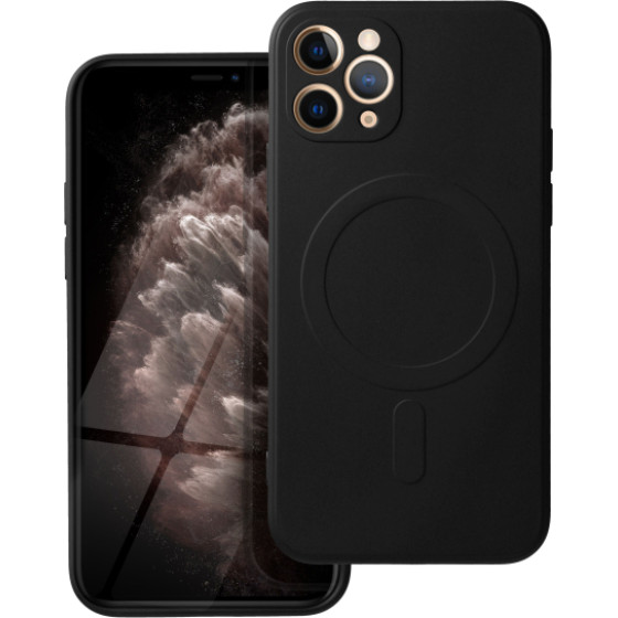 Is Tpu Silicone Mag Iphone 11 Pro Black Backcover - (SILMAGIP11PB)