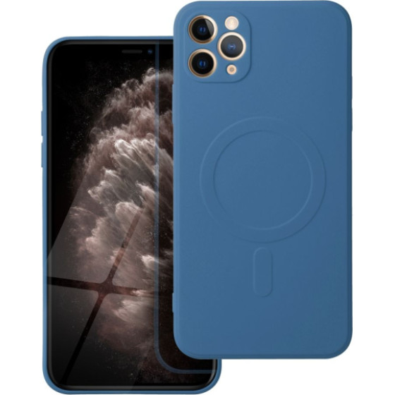 Is Tpu Silicone Mag Iphone 12 Pro Max Blue Backcover - (SILMAGIP12PMBL)
