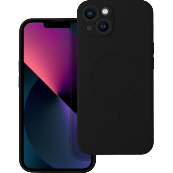 Is Tpu Silicone Mag Iphone 13 Black Backcover - (SILMAGIP13B)