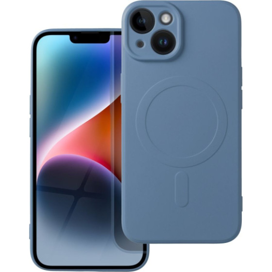 Is Tpu Silicone Mag Iphone 14 Blue Backcover - (SILMAGIP14BL)