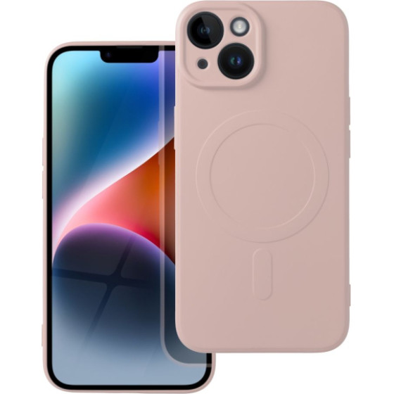 Is Tpu Silicone Mag Iphone 14 Pink Backcover - (SILMAGIP14P)