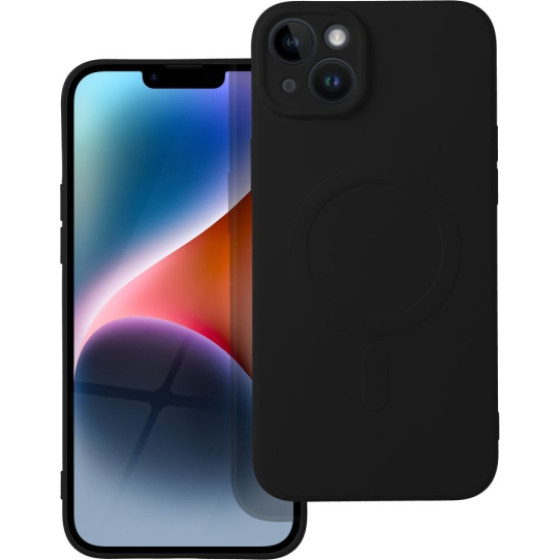 Is Tpu Silicone Mag Iphone 14 Plus Black Backcover - (SILMAGIP14PB)