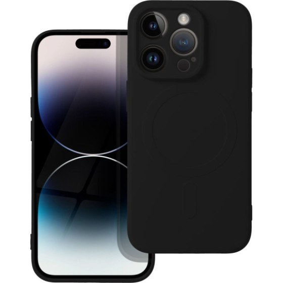 Is Tpu Silicone Mag Iphone 14 Pro Black Backcover - (SILMAGIP14PRB)
