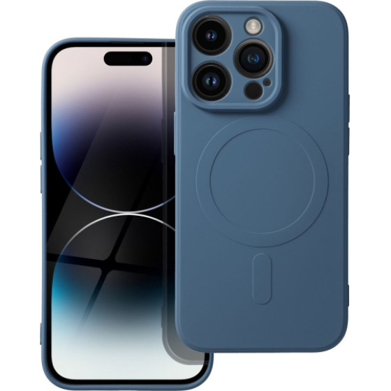 Is Tpu Silicone Mag Iphone 14 Pro Blue Backcover - (SILMAGIP14PRBL)