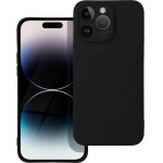 Is Tpu Silicone Mag Iphone 14 Pro Max Black Backcover - (SILMAGIP14PMB)