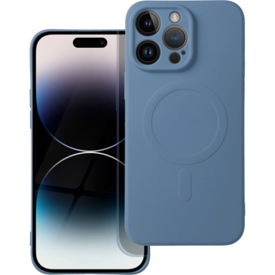 Is Tpu Silicone Mag Iphone 14 Pro Max Blue Backcover - (SILMAGIP14PMBL)