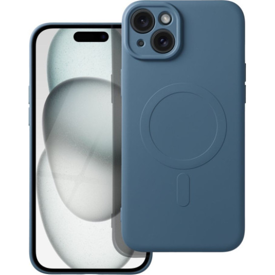 Is Tpu Silicone Mag Iphone 15 Plus Blue Backcover - (SILMAGIP15PBL)