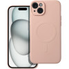 Is Tpu Silicone Mag Iphone 15 Plus Pink Backcover - (SILMAGIP15PP)