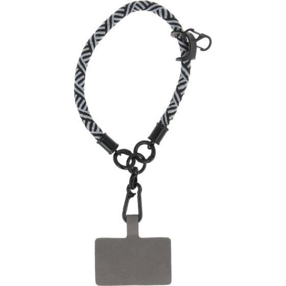 Is Universal Wrt Strap For Phones Black White - (UNWSPB)