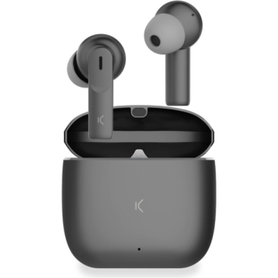 Ksix Bluetooth Meteor Metallic Case Tws Enc Black - (BXTW10N)
