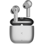 Ksix Bluetooth Meteor Metallic Case Tws Enc Silver - (BXTW10PL)