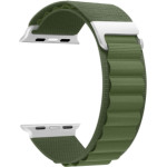 Ksix Nylon Band For Apple Watch 4 / 5 / 6 / 7 / Se (42 / 44 / 45 MM) Green - (B0930NS13)