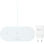 Ksix Qi Station 3IN1 Charger For SMARTPHONE, AIRPODS,Apple Watch 15W - (BXCQI10QC02)