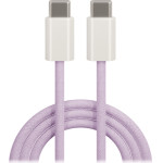 Maxlife Type C To Type C Data Cable 20W 1m Purple - (MXUC-06TPU)