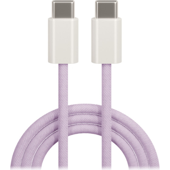 Maxlife Type C To Type C Data Cable 20W 1m Purple - (MXUC-06TPU)