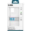SBS 0.3 Skinny Tpu Motorola Moto G14 Transparent Backcover - (SKINMOG14T)