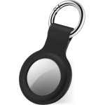 SBS Airtag Silicone Case Key Ring Grey Black - (AIRTAGCASEDG)