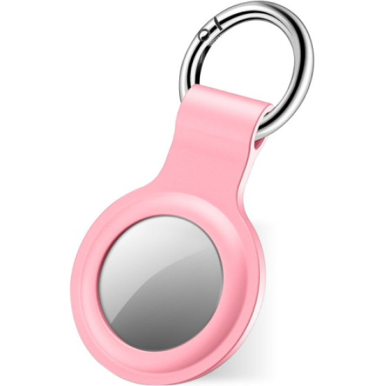 SBS Airtag Silicone Case Key Ring Pink - (AIRTAGCASEP)