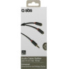 SBS Audio Splitter Cable 20cm 1X 3.5mm Male Jack To 2 3.5mm Female Jack - (CABLESPLITTER)