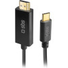 SBS Cable Type C To Hdmi 1.8m Black - (CABLETCHDMI18K)