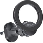 SBS Car Holder Magsafe Compatible For Airvent Black - (SUPMAGRING)