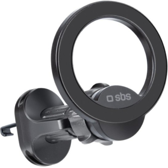 SBS Car Holder Magsafe Compatible For Airvent Black - (SUPMAGRING)