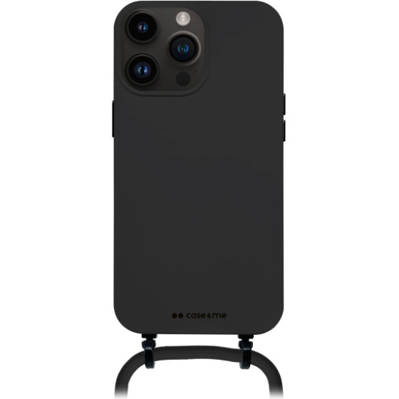 SBS Case Me Crossbody Case Iphone 14 Pro Max Black Backcover - (CROSBIP1467PK)