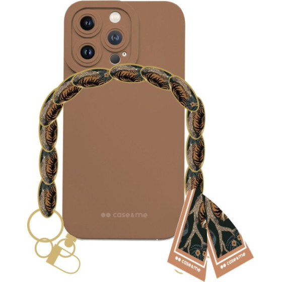 SBS Case Me Foulard Case Iphone 14 Pro Max Brown Backcover - (MCOVFIP1467PBR)