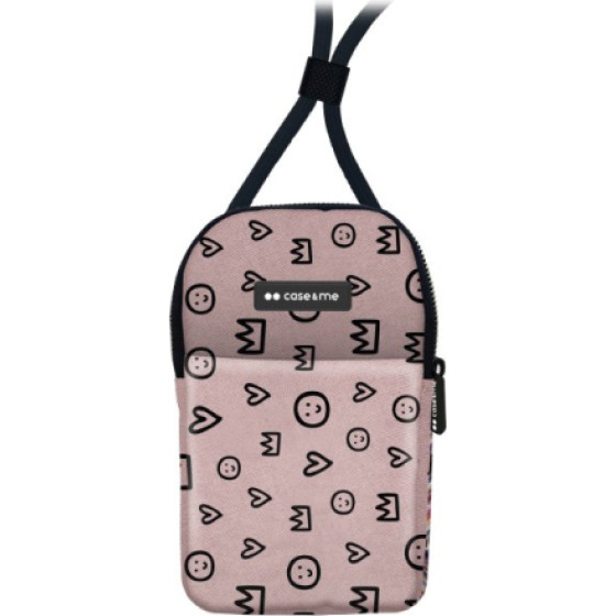 SBS Case Me Handbag Canvas Pink Queen Pattern - (CMSMARTBAGPQ)