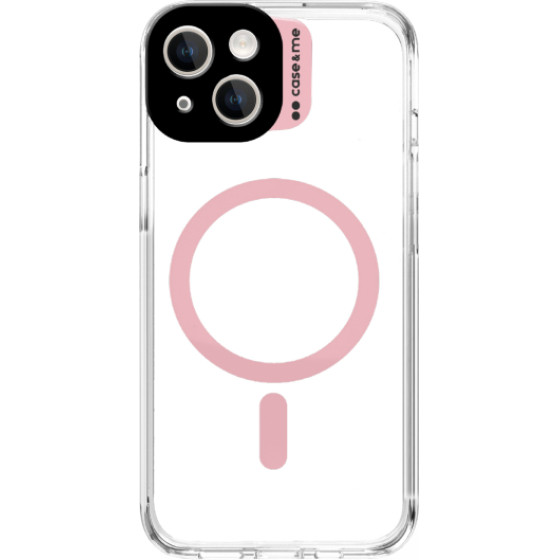 SBS Case Me Mag Case Iphone 15 Pink Transparent Backcover - (CAMTMSIP1561P)