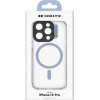 SBS Case Me Mag Case Iphone 15 Pro Azure Transparent Backcover - (CAMTMSIP1561PA)