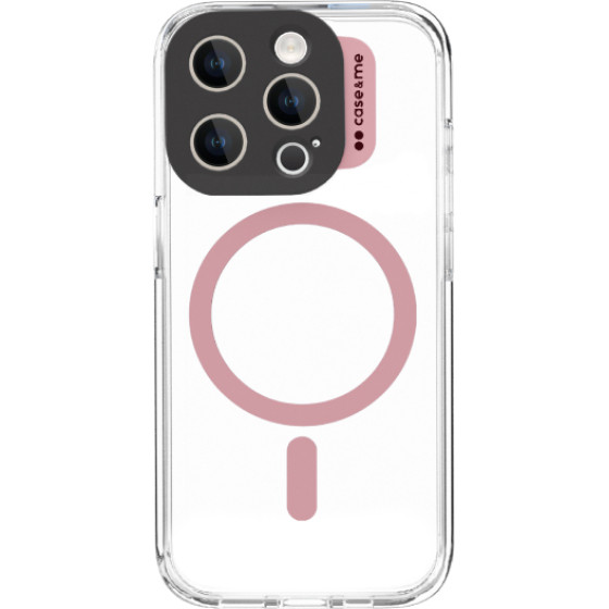 SBS Case Me Mag Case Iphone 15 Pro Max Pink Transparent Backcover - (CAMTMSIP1567PP)