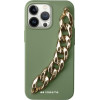 SBS Case Me Metal Chain Iphone 13 Pro Green Backcover - (CHAINIP1361PG)