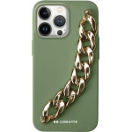 SBS Case Me Metal Chain Iphone 13 Pro Green Backcover - (CHAINIP1361PG)