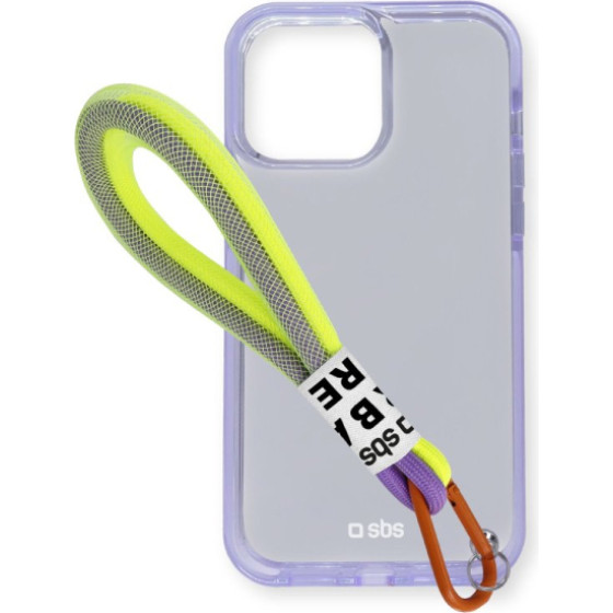 SBS Case Me Rope Fluo Urban Street Iphone 13 Pro Purple Backcover - (COVFLUOIP13PV)