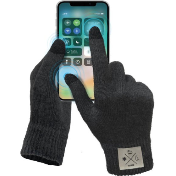 SBS Case Me Winter Gloves For Touch Screens M Size Black - (WINTERGL19MK)