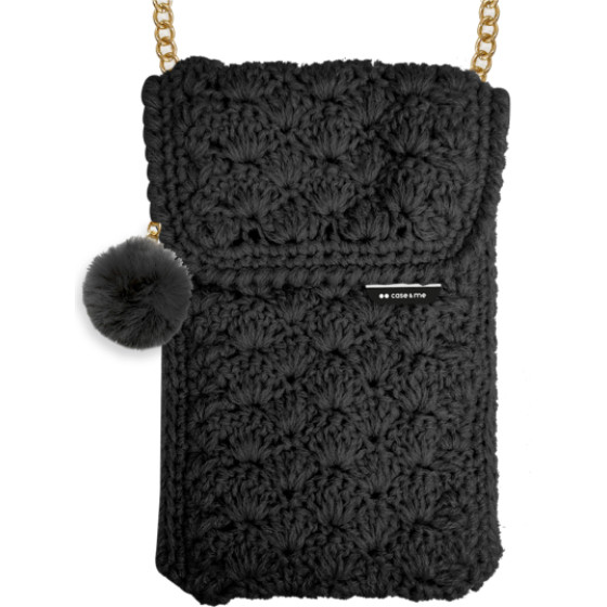 SBS Case Me Winter Handbag For Phones Up To 6.8' Black - (CMWINTERBAGK)